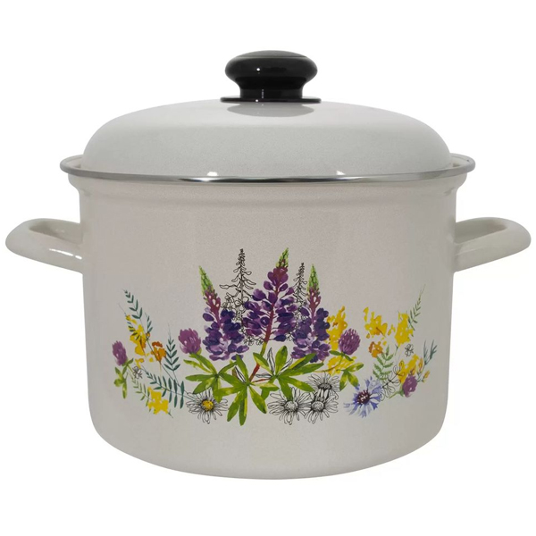 Кастрюля эмал 2,0л  16104АП2 Люпины