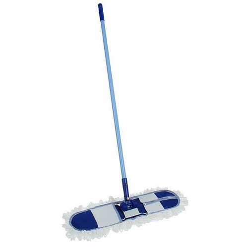 Швабра профессиональная плоская, овал 60см, ручка до 115см