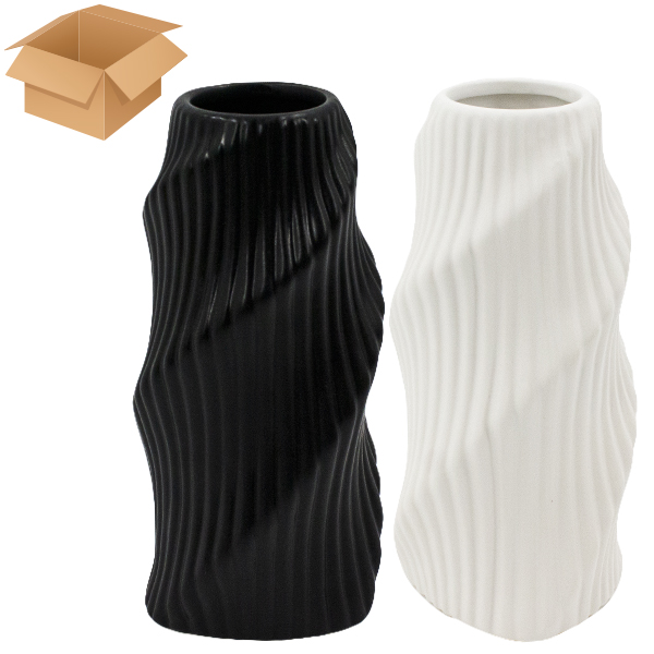 Ваза для цветов ВИХРЬ h-25см (керамика) Ваза для цветов ВИХРЬ h-25см (керамика)