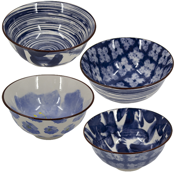 Салатник керамический Ø-16см h-7см цветной