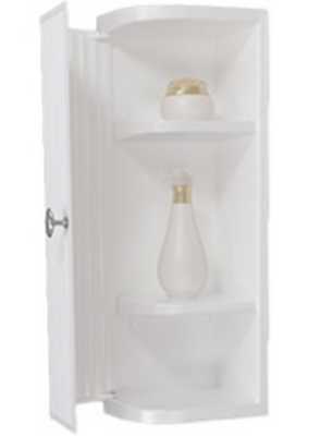 Шкафчик угловой Hilton Right (снежно-белый) (то)