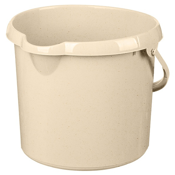 Ведро "Malta" круглое 12л (бежевый флэк)