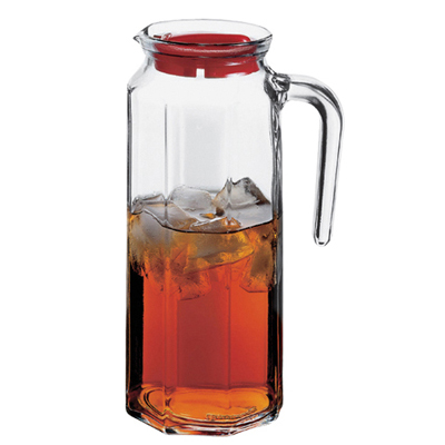 Кувшин КОШЕМ  с красной крышкой  1л.