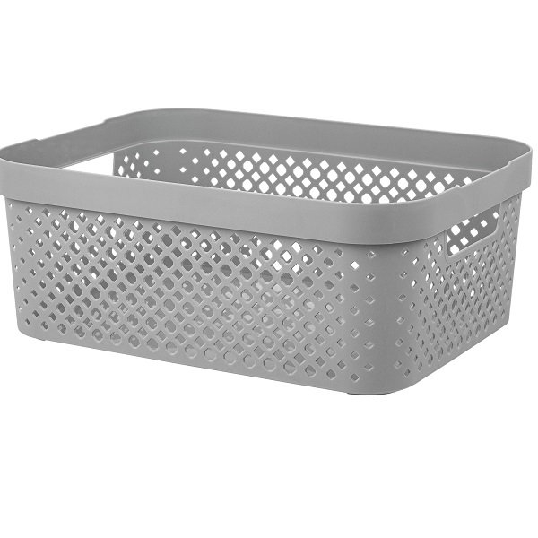 Корзинка Plast Team STOCKHOLM 10л серый шторм (то)