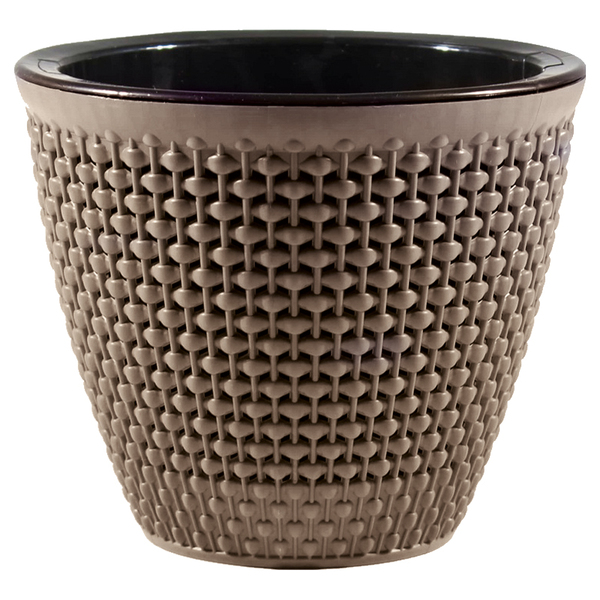 Кашпо Ротанг 2,25л Мокачино d17 h14,5см