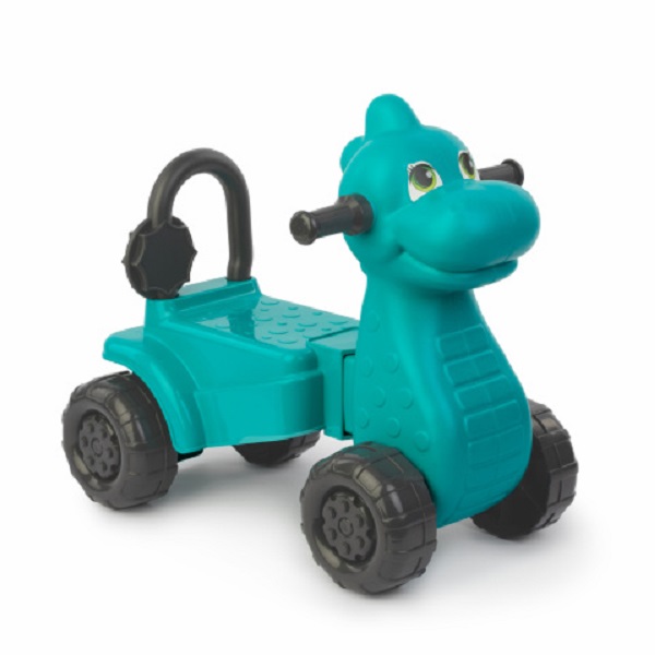 Каталка детская "Дракон" (бирюз) (то)