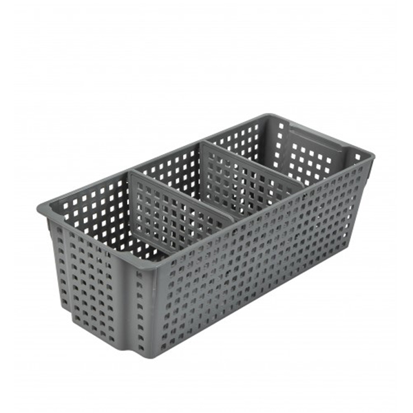 Органайзер "Лофт" с перегородками 3л прямоугольный (серый) (то)