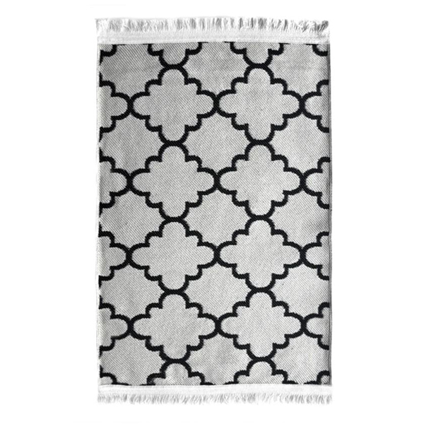 Коврик двухсторонний из хлопка 70x120 черный  PAMUKLU DOUBLE: Турция