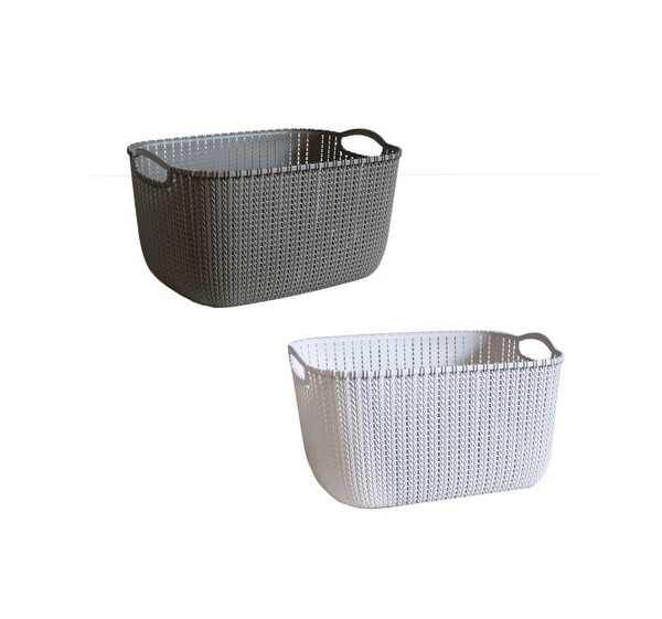 Корзина для мелочей ВЯЗАНИЕ 24*16*12см