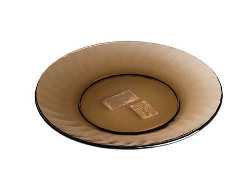 Тарелка стекл 17см десертная Elica