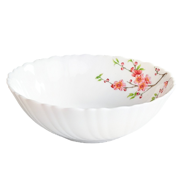 Салатник 17,7 см/600 мл JEWEL Флора 6933 (стеклокерамика)