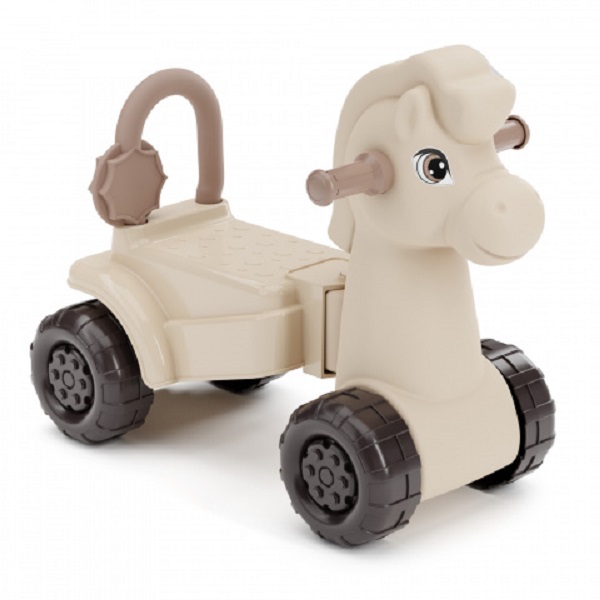 Каталка детская "Лошадка" (бежевый)(то)