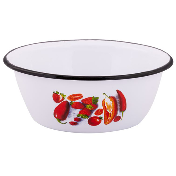 Миска эмал Паприка 1,5л ТМ Appetite