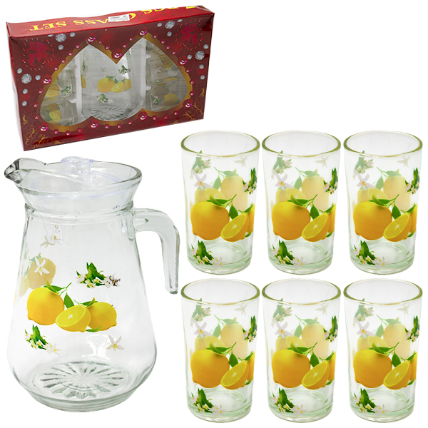 Набор питьевой кувшин+6стаканов