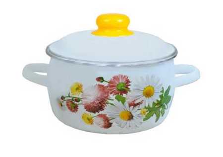 Кастрюля сф. "МАРГАРИТКИ" 5,5л глуб. (3)