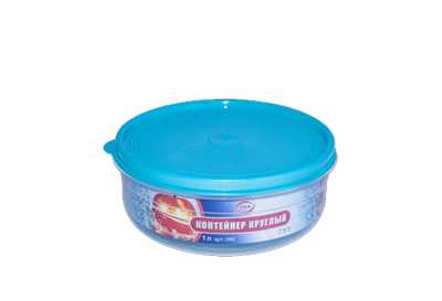 Бутербродница круглая 1 л (то)