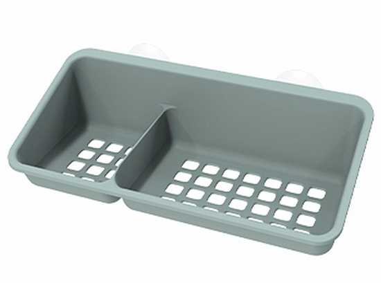 Полка на присосках Krita (серая мистерия) (то)