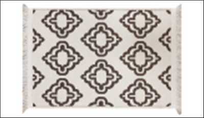 Коврик двухсторонний из хлопка 60х90 коричневый PAMUKLU DOUBLE , Турция