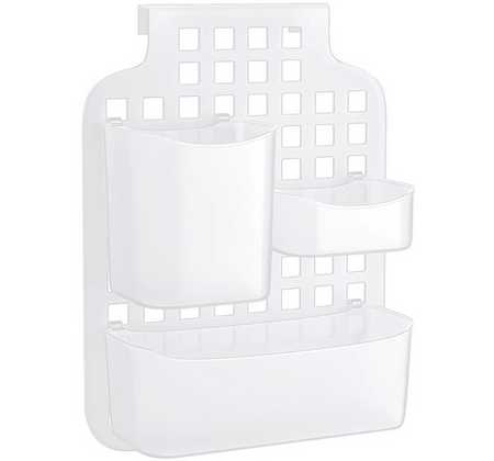 Органайзер навесной с контейнерами белый (то)