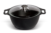 Кастрюля 4л со стеклянной крышкой АП