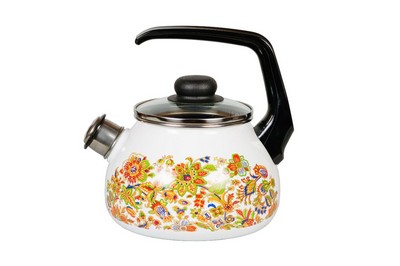 Чайник 2л. со свистком бел. IMPERIO