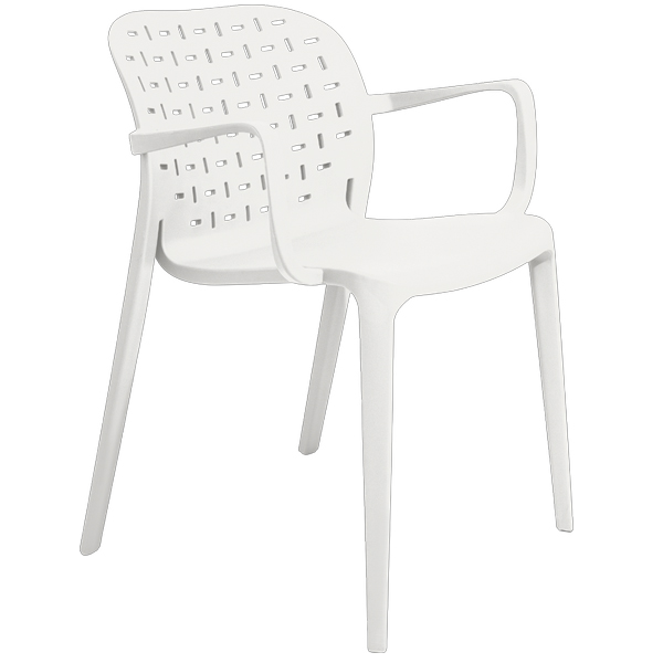 Кресло KOSMO OLA DOM 580х520х790мм (белый)