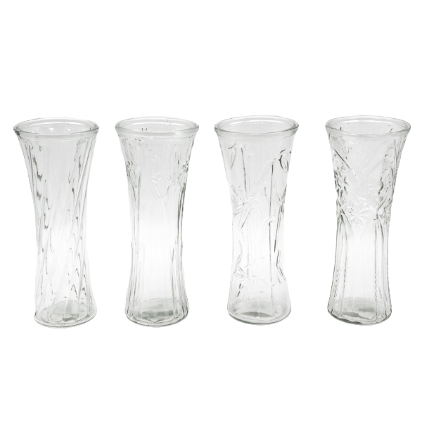 Ваза для цветов стеклянная 29см