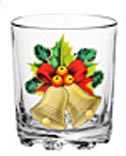 Набор стаканов 6шт. 250 мл  низк "Глория"  С Новым годом