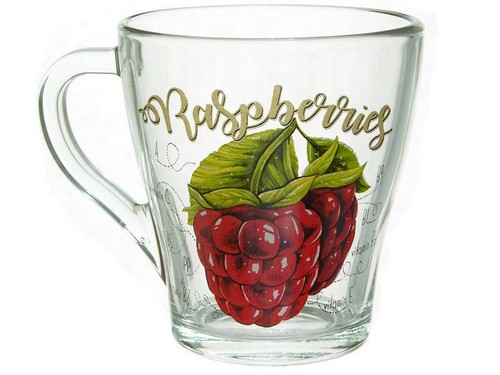 Кружка "Грация" 250 мл "Полезная малина"