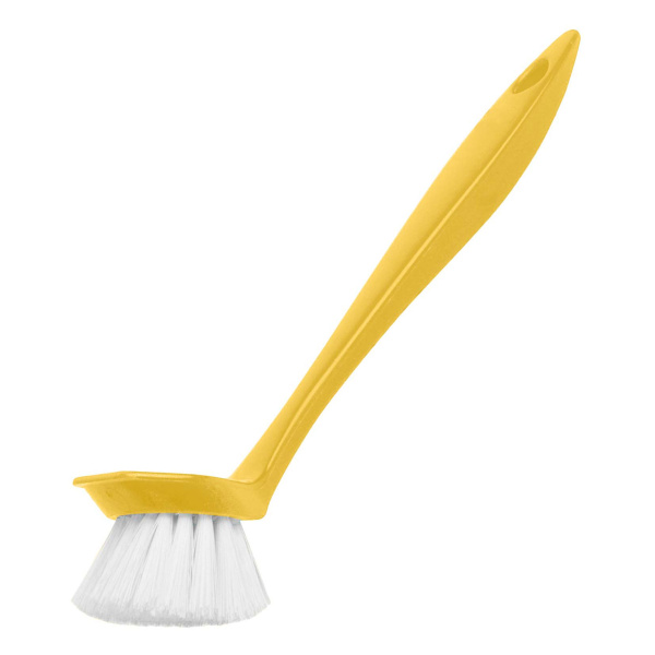 Щетка для посуды "Good" с прямой ручкой (ярко-желтый)