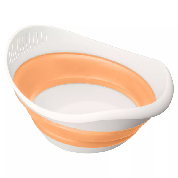 Миска-дуршлаг 2-В-1 складная ZOOM 3,9Л (Оранжевый) (то)