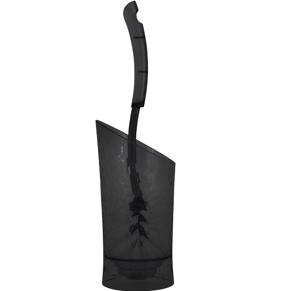 Ерш туалетный Vogue со стаканом чёрный опал (то)