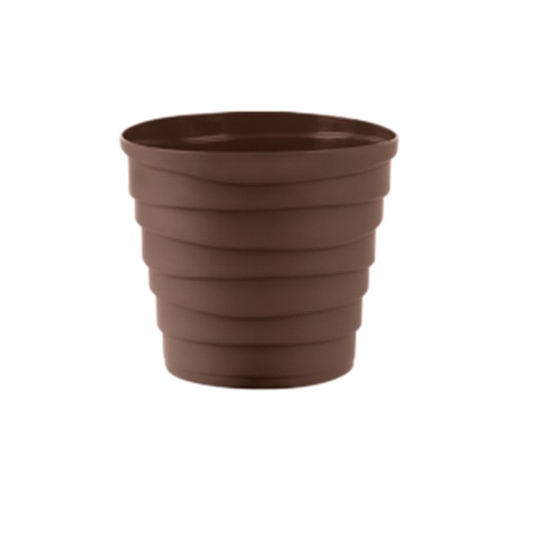 Кашпо "Бархан" 3,5л Мокачино