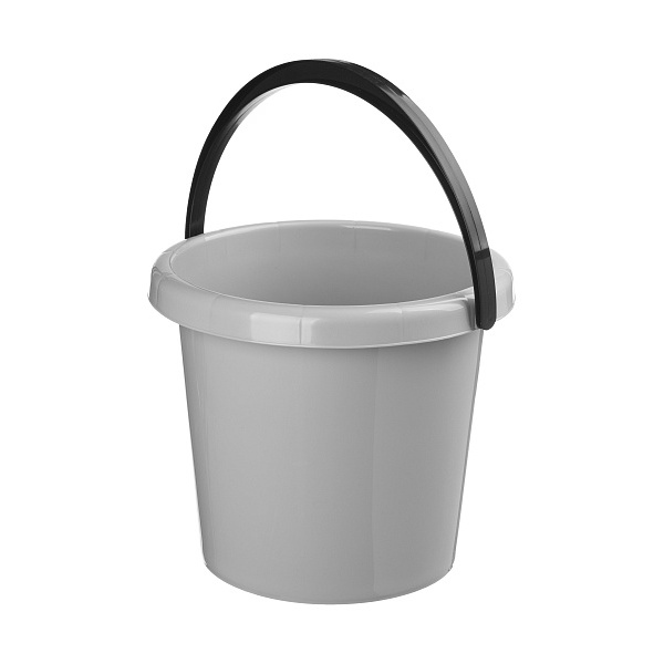 Ведро "Etna" круглое 7л (серый)