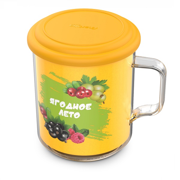 Термокружка "Дача" 0,4л с крышкой (то)