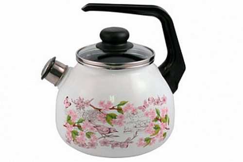 Чайник эмал 3,0л со свистком Bird ТМ Appetite