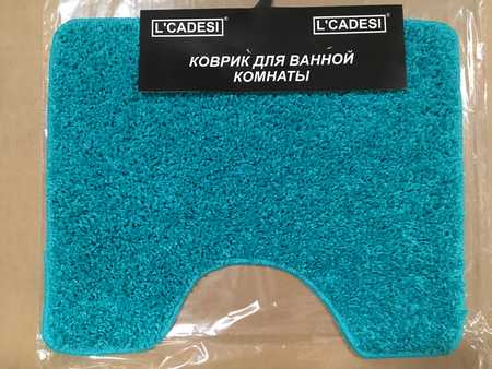 Коврик для ванной (50х60) ALIYA, бирюзовый