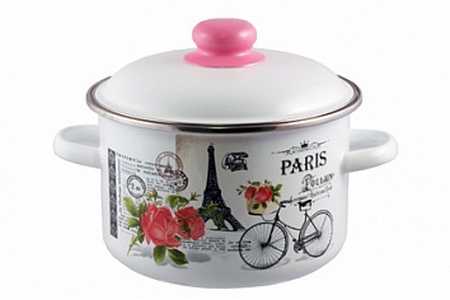 Кастрюля эмал цил Париж 5,5л ТМ Appetite