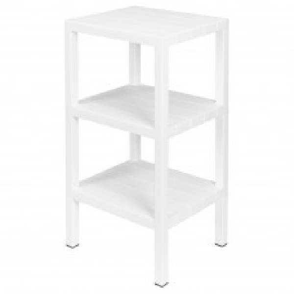 Этажерка прямоугольная NATURE 384х330х725мм (Белый) (то)