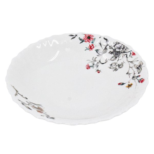 Тарелка глубокая 19см ЛЕТНЕЕ УТРО (стеклокерамика)