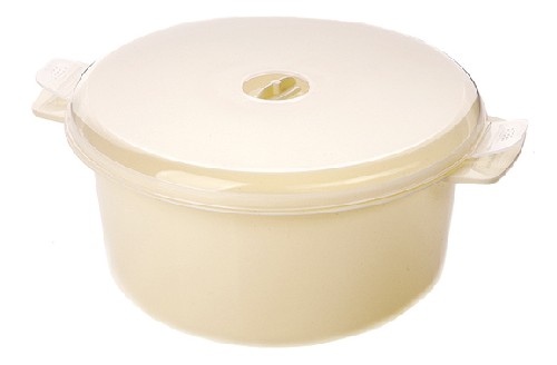 Кастрюля для СВЧ Экспресс (снежно-белый) (то)