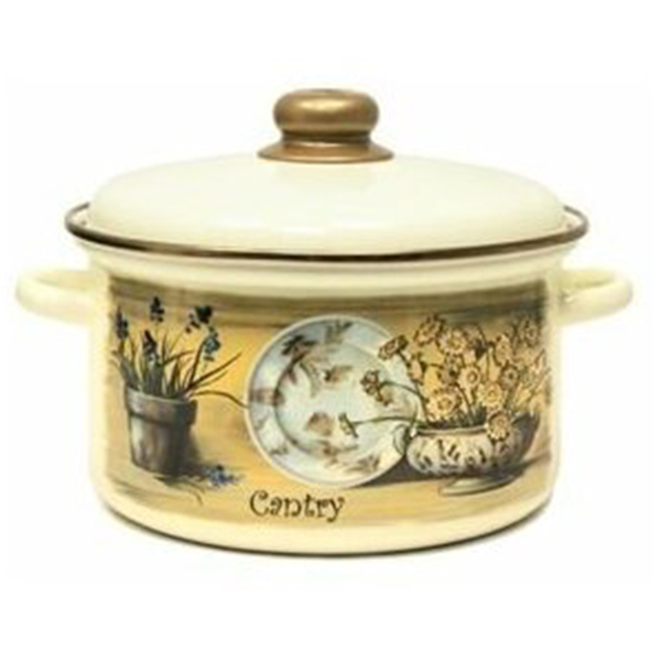 Кастрюля эмал  2,0л   21-1610.1/6М-Кантри-Д