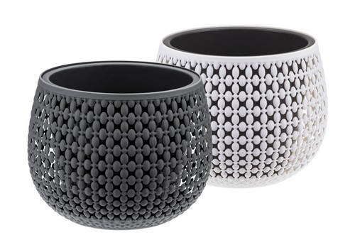 Кашпо ПИРУЛА D175мм 1,5л с вставкой (175 × 175 × 140 мм) (то)