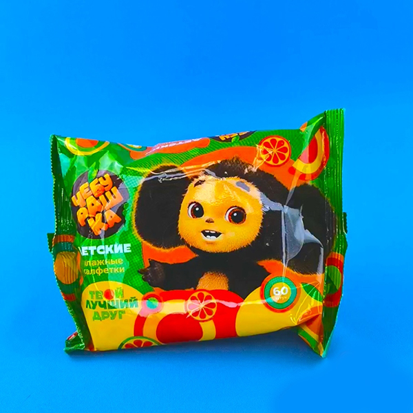 Влажные салфетки Чебурашка №60 детские mix GM