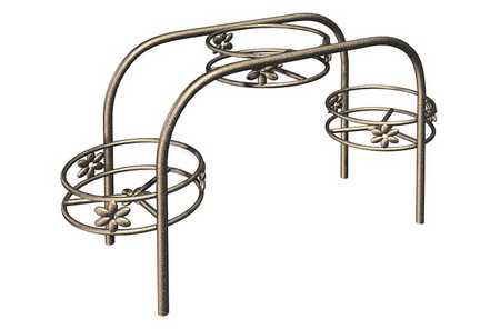 Стойка для цветов «Трио» разборная высота 270мм длина 700мм