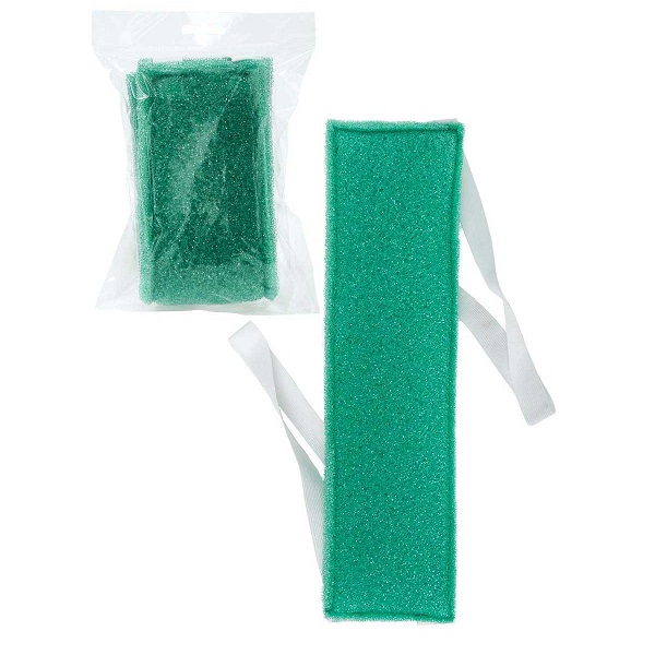 Мочалка д/тела "Позитив" с ручками, поролон 40х11см