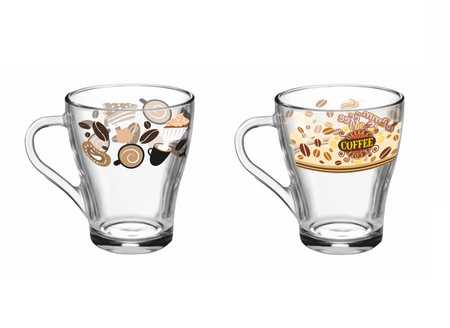 Кружка "Кофейная 3" круговая  серия  "Грация" 250 мл