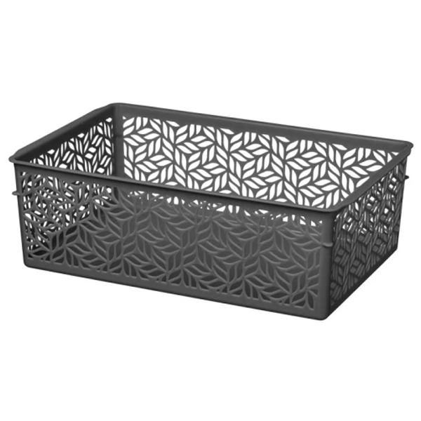 Корзинка универсальная "Linden" 4,3л, 290х190х95мм (серый)