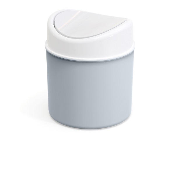 Контейнер для мусора 1л Breeze (голубой) (то)