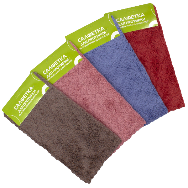 Салфетка для протирки бытовых принадлежностей 30*30см (плотность - 280g/m2)